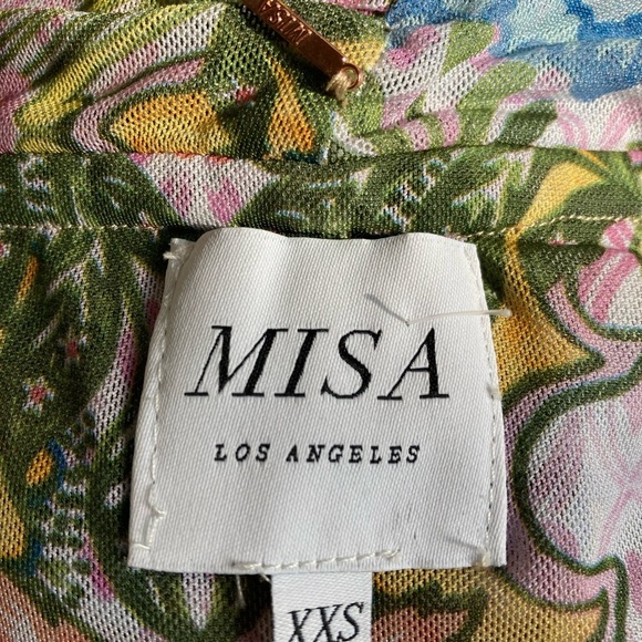 MISA Fiorella Off the Shoulder Maxi Dress Dolce Vita Kaleidoscope - Picture 9 of 15